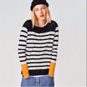 ZARA Knit Striped Sweater